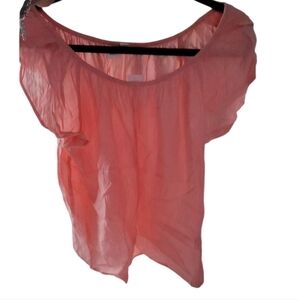 - Nwt-GAP Women's Pinkish Peach Color Top Sz SM